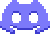 pixelated discord logo